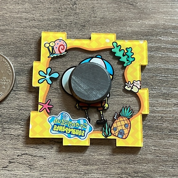 🎄 5 for $25 🎄 Handmade SpongeBob magnet - Picture 2 of 4